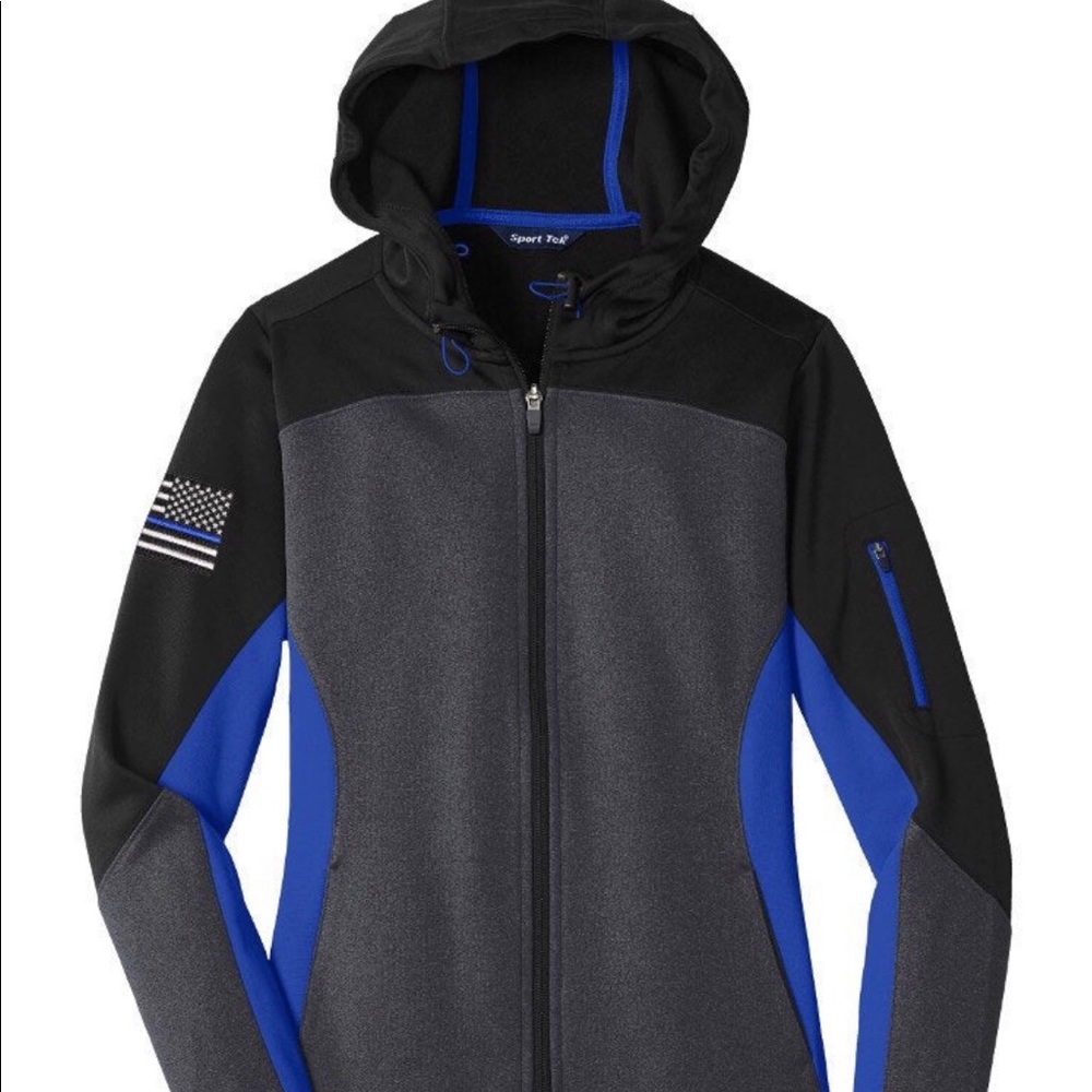 Women’s Thin Blue Line Police Jacket XXL